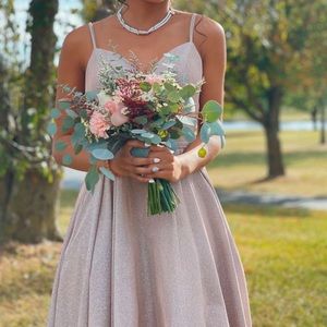 pink homecoming dress